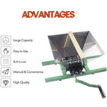 Load image into Gallery viewer, 1.8 Gallon Manual Fruit Crusher for Fruit Pressing Juicer - Adler's Store