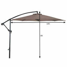 Load image into Gallery viewer, 10 Ft Hanging Offset Umbrella - Adler&#39;s Store