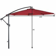 Load image into Gallery viewer, 10 Ft Hanging Offset Umbrella - Adler's Store