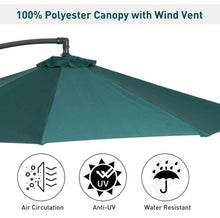 Load image into Gallery viewer, 10 Ft Hanging Offset Umbrella - Adler's Store