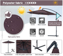 Load image into Gallery viewer, 10 Ft Hanging Offset Umbrella - Adler's Store