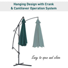 Load image into Gallery viewer, 10 Ft Hanging Offset Umbrella - Adler's Store