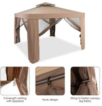 Load image into Gallery viewer, 10 x 10 Ft Gazebo with Mosquito Netting - Adler's Store