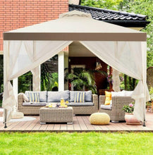 Load image into Gallery viewer, 10 x 10 Ft Gazebo with Mosquito Netting - Adler's Store