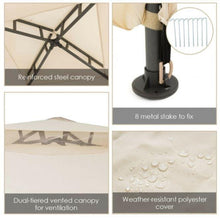 Load image into Gallery viewer, 10 x 10 Ft Gazebo with Mosquito Netting - Adler's Store