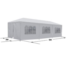 Load image into Gallery viewer, 10x30 Ft Outdoor Wedding Party Tent with 7 Side Walls - Adler's Store