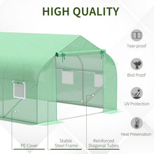 Load image into Gallery viewer, 11.5 x 10 x 7 Ft Portable Walk-In Tunnel Greenhouse - Adler's Store
