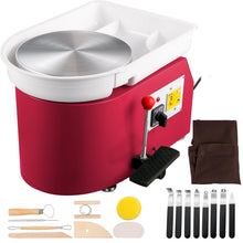 Load image into Gallery viewer, 11 Inch 350W Pottery Wheel with Lever Pedal and Clay Tools - Adler's Store