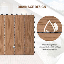 Load image into Gallery viewer, 12 x 12 Inch Interlocking HDPE All Weather Flooring Deck Tiles - Pack of 11 - Adler's Store