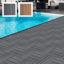 Load image into Gallery viewer, 12 x 12 Inch Interlocking HDPE All Weather Flooring Deck Tiles - Pack of 11 - Adler's Store