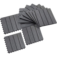 Load image into Gallery viewer, 12 x 12 Inch Interlocking HDPE All Weather Flooring Deck Tiles - Pack of 11 - Adler's Store