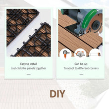 Load image into Gallery viewer, 12 x 12 Inch Interlocking HDPE All Weather Flooring Deck Tiles - Pack of 11 - Adler's Store