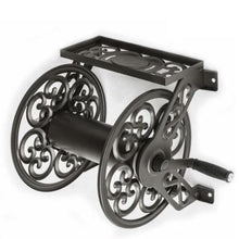 Load image into Gallery viewer, 125ft Decorative Wall Mounted Steel Hose Reel - Adler's Store