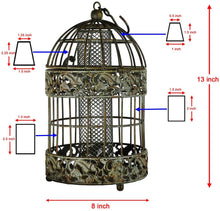 Load image into Gallery viewer, 13 Inch Squirrel Proof Rustic Hanging Bird Feeder - Adler's Store