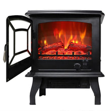Load image into Gallery viewer, 1500W Electric Standing Fireplace Realistic Fire Flame - Adler's Store