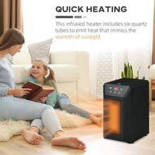 Load image into Gallery viewer, 1500W Portable Fast Heating 3 Mode Electric Space Heater with Remote - Adler's Store