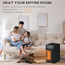 Load image into Gallery viewer, 1500W Portable Fast Heating 3 Mode Electric Space Heater with Remote - Adler's Store