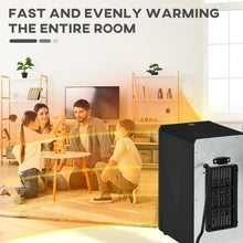 Load image into Gallery viewer, 1500W Portable Fast Heating 3 Mode Electric Space Heater with Remote - Adler's Store