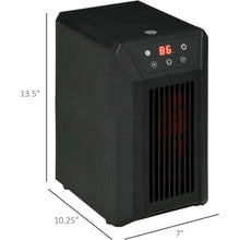 Load image into Gallery viewer, 1500W Portable Fast Heating 3 Mode Electric Space Heater with Remote - Adler's Store