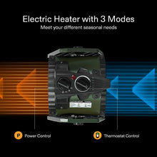 Load image into Gallery viewer, 1500W/750W Portable Greenhouse and Patio Waterproof Heater with Thermostat - Adler's Store