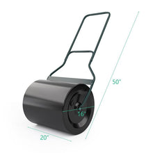 Load image into Gallery viewer, 16 Gallons Lawn Roller Steel Drum Roller with U-Shaped Push Tow Handle - Adler's Store