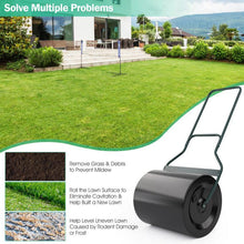 Load image into Gallery viewer, 16 Gallons Lawn Roller Steel Drum Roller with U-Shaped Push Tow Handle - Adler's Store