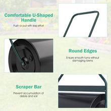 Load image into Gallery viewer, 16 Gallons Lawn Roller Steel Drum Roller with U-Shaped Push Tow Handle - Adler's Store