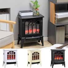 Load image into Gallery viewer, 18 Inch Electric Fireplace 750W/1500W Heater with Realistic Flames and Logs - Adler's Store