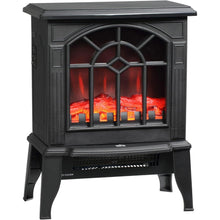 Load image into Gallery viewer, 18 Inch Electric Fireplace 750W/1500W Heater with Realistic Flames and Logs - Adler's Store