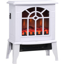 Load image into Gallery viewer, 18 Inch Electric Fireplace 750W/1500W Heater with Realistic Flames and Logs - Adler's Store