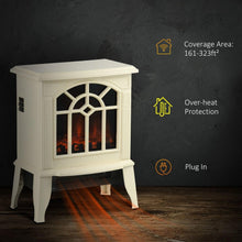 Load image into Gallery viewer, 18 Inch Electric Fireplace 750W/1500W Heater with Realistic Flames and Logs - Adler's Store