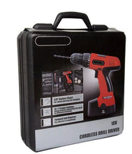 Load image into Gallery viewer, 18 Volt Cordless Drill Set with Drill Bit Set and Carrying Case - Adler's Store