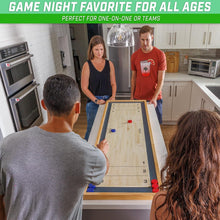 Load image into Gallery viewer, 2 in 1 Table Top Shuffleboard and Curling Board Games with Sliding Pucks - Adler's Store