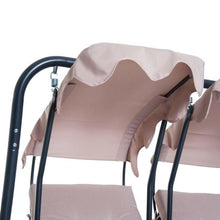 Load image into Gallery viewer, 2 Person Steel Patio Swing with Canopy - Adler's Store