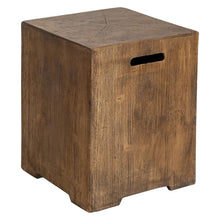 Load image into Gallery viewer, 2 Piece Rustic Style 48 Inch 50K BTU Fire Pit Table Set with 20 Gallon Tank Side Table - Adler's Store