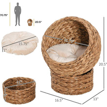 Load image into Gallery viewer, 20 Inch Elevated Cat Condo Pod with Cushion - Adler's Store