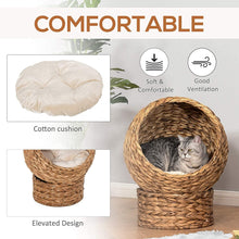 Load image into Gallery viewer, 20 Inch Elevated Cat Condo Pod with Cushion - Adler's Store