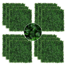Load image into Gallery viewer, 20x20 Inch Artificial Boxwood Hedge Wall Mat - 12 Piece - Adler's Store