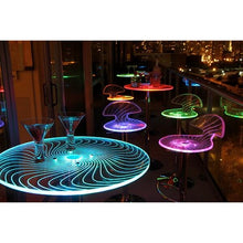 Load image into Gallery viewer, 23 Inch Color Changing Adjustable Bar Table - Adler's Store