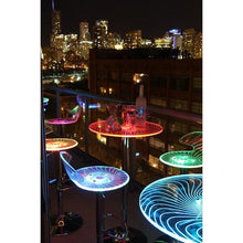 Load image into Gallery viewer, 23 Inch Color Changing Adjustable Bar Table - Adler's Store