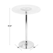 Load image into Gallery viewer, 23 Inch Color Changing Adjustable Bar Table - Adler's Store