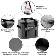 Load image into Gallery viewer, 24-Can Water Resistant Soft Cooler and Picnic Bag - Adler's Store