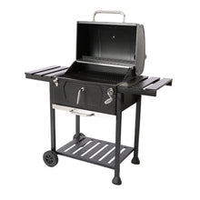 Load image into Gallery viewer, 24 Inch Powder Coated Barrel Charcoal BBQ Grill - Adler's Store