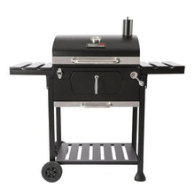Load image into Gallery viewer, 24 Inch Powder Coated Barrel Charcoal BBQ Grill - Adler's Store