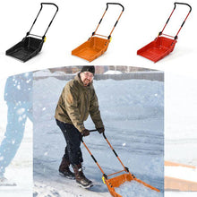Load image into Gallery viewer, 26 Inch Folding Snow Scoop with Large Capacity Ergonomic U-Handle and Wheels - Adler's Store
