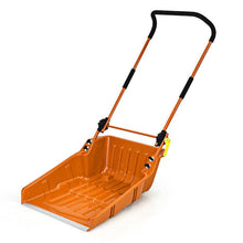 Load image into Gallery viewer, 26 Inch Folding Snow Scoop with Large Capacity Ergonomic U-Handle and Wheels - Adler's Store