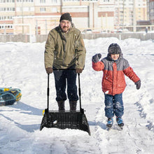 Load image into Gallery viewer, 26 Inch Folding Snow Scoop with Large Capacity Ergonomic U-Handle and Wheels - Adler's Store