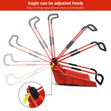 Load image into Gallery viewer, 26 Inch Folding Snow Scoop with Large Capacity Ergonomic U-Handle and Wheels - Adler's Store