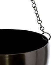 Load image into Gallery viewer, 2Pcs Modern Metallic Hanging Round Planter Set - Adler's Store
