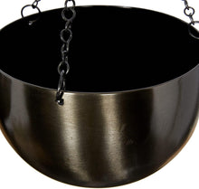 Load image into Gallery viewer, 2Pcs Modern Metallic Hanging Round Planter Set - Adler's Store